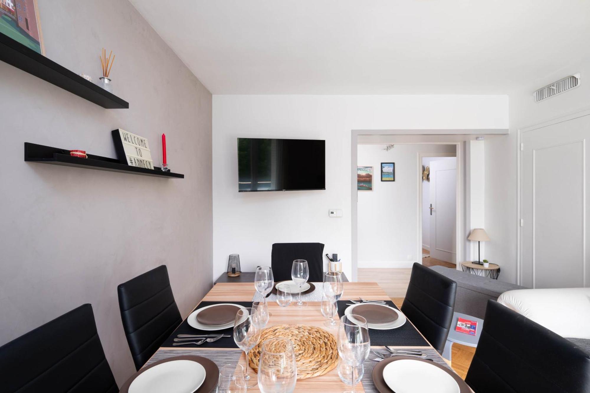 Appartement Cosy 6 Pers Pres Du Lac Avec Garage อานซี ภายนอก รูปภาพ